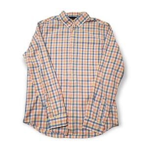 Aeropostale Designed in NYC Pastel Plaid Button Up Long Sleeved Shirt